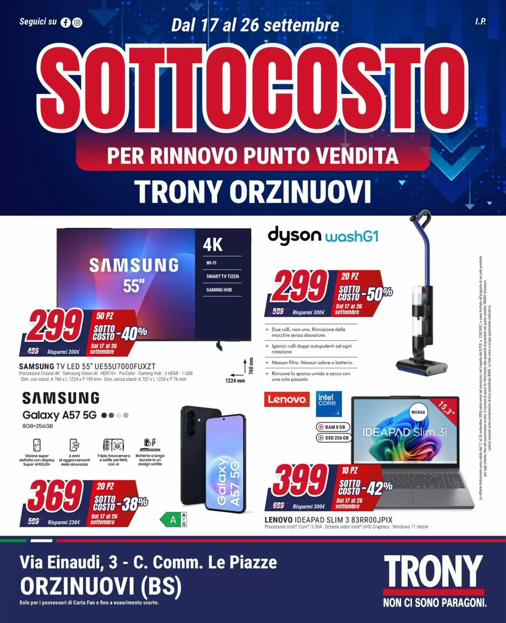 Volantino Trony Dal 17 Settembre Al 26 Settembre 2026 Anteprima - Immagine 1 Dal 17 Settembre