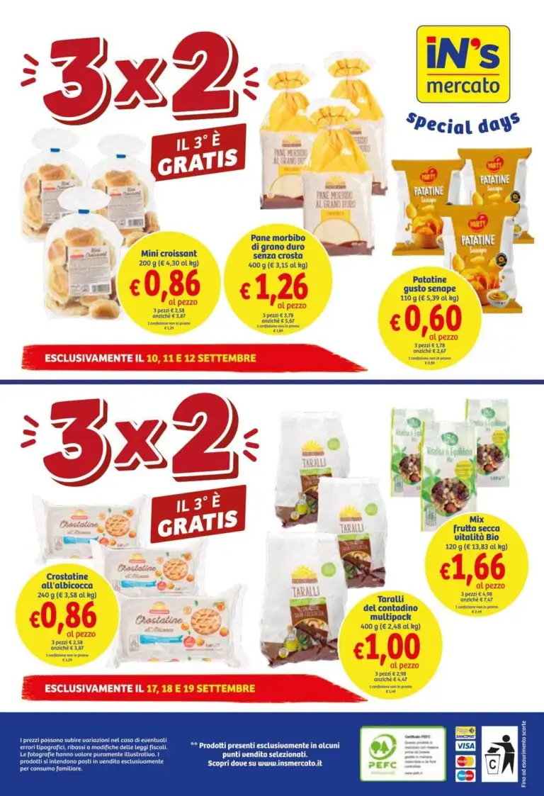 Volantino In’s Mercato Dal 9 Settembre Al 20 Settembre 2026 Anteprima - Immagine 2 Dal 9 Settembre