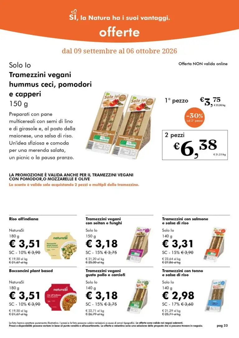 Volantino Naturasì Settembre 2026 - Immagine 1 Naturasì Settembre