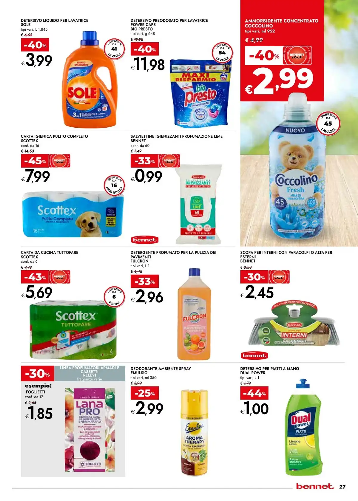 Volantino Bennet Nuovo Dal 15 Ottobre Al 28 Ottobre 2026 Anteprima - Immagine 1 Dal 15 Ottobre