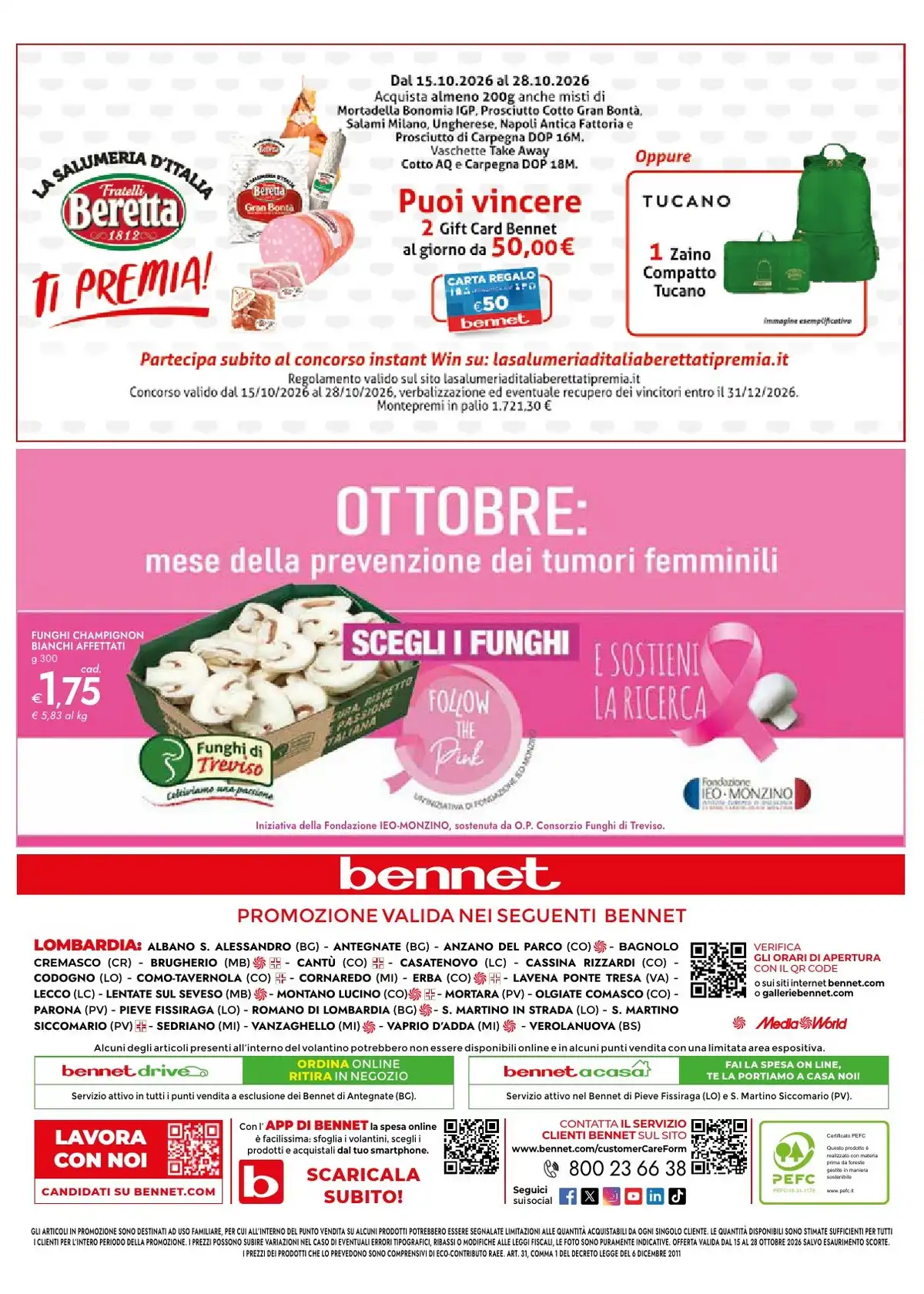 Volantino Bennet Nuovo Dal 15 Ottobre Al 28 Ottobre 2026 Anteprima - Immagine 2 Dal 15 Ottobre