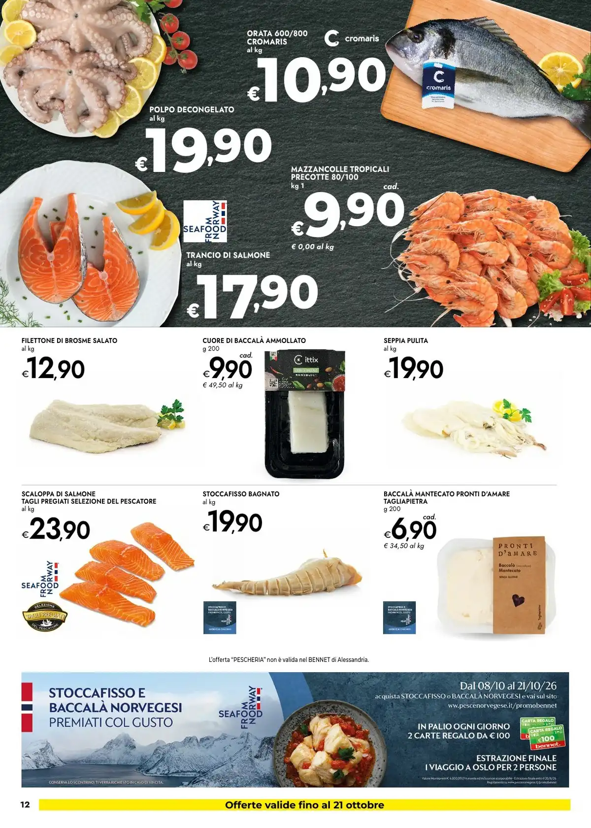 Dal 8 Ottobre