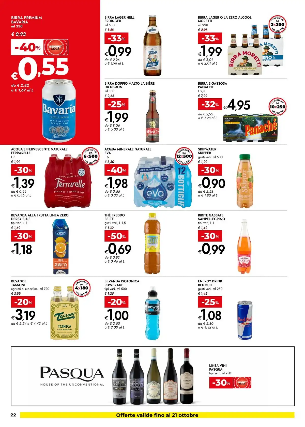 Dal 8 Ottobre