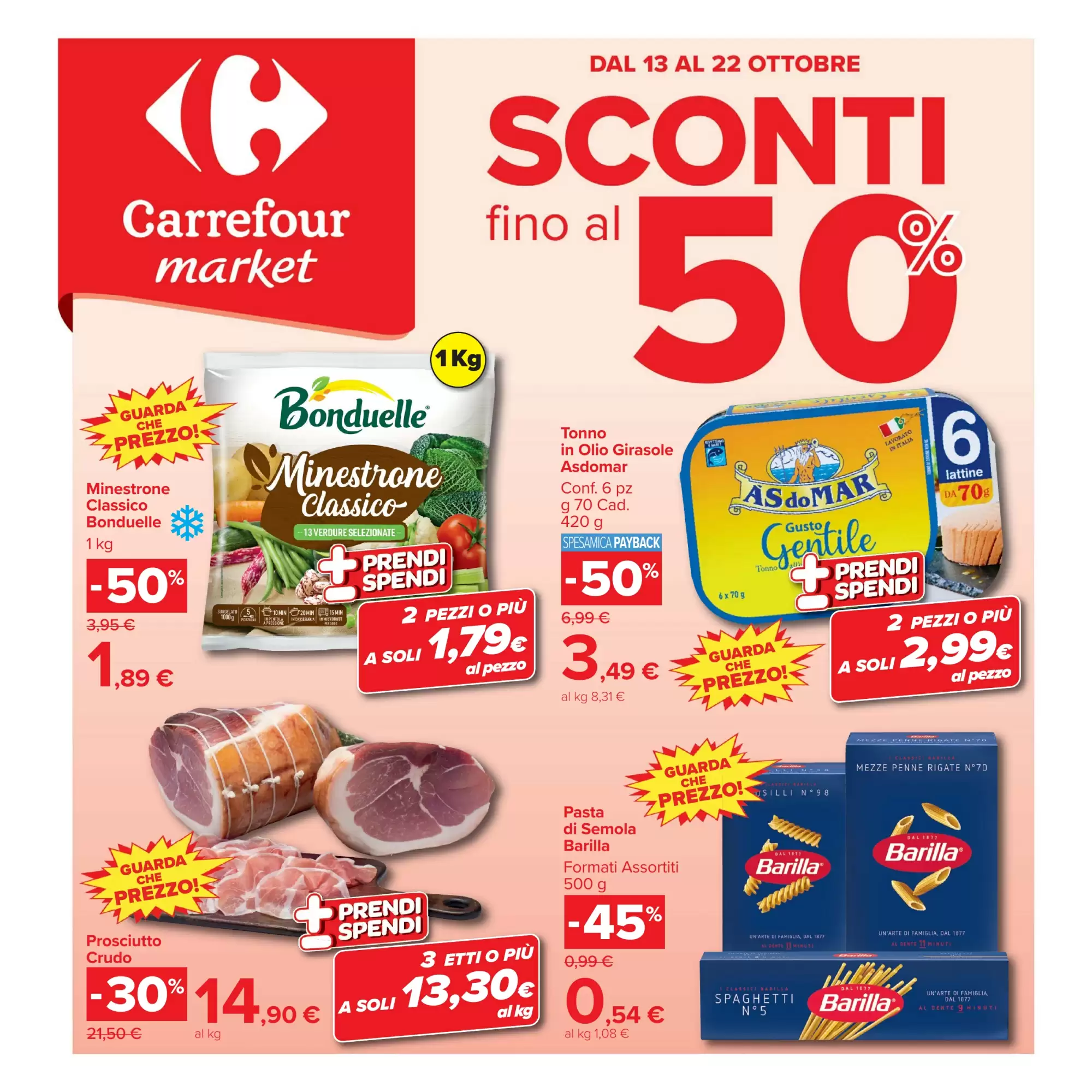 Volantino Carrefour Market Dal 13 Ottobre Al 22 Ottobre 2026 Anteprima - Immagine 1 Dal 13 Ottobre