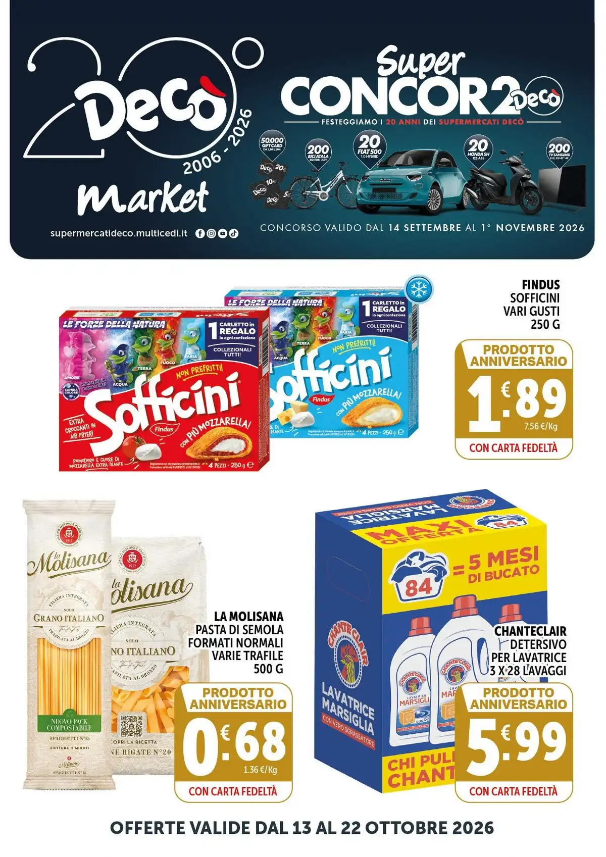 Volantino Decò Market Dal 13 Ottobre Al 22 Ottobre 2026 Anteprima - Immagine 1 Dal 13 Ottobre