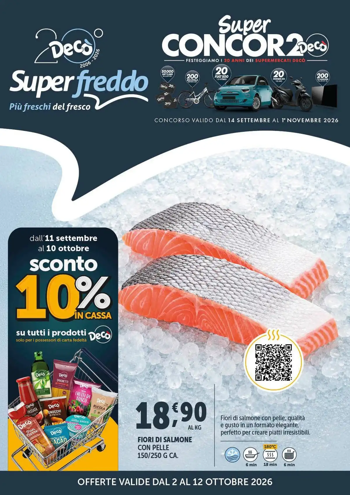 Volantino Decò Market Dal 2 Ottobre Al 12 Ottobre 2026 Anteprima - Immagine 1 Dal 2 Ottobre Superfreddo