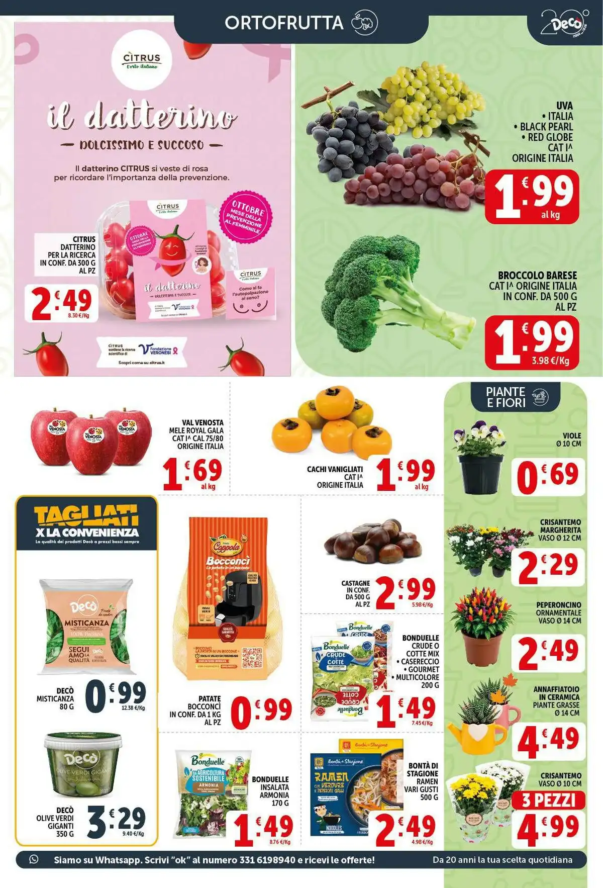 Volantino Decò Supermercati Dal 13 Ottobre Al 22 Ottobre 2026 Anteprima - Immagine 1 Dal 13 Ottobre