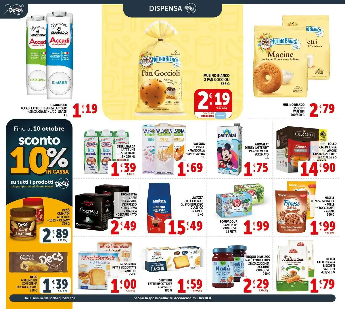 Dal 2 Ottobre Superstore
