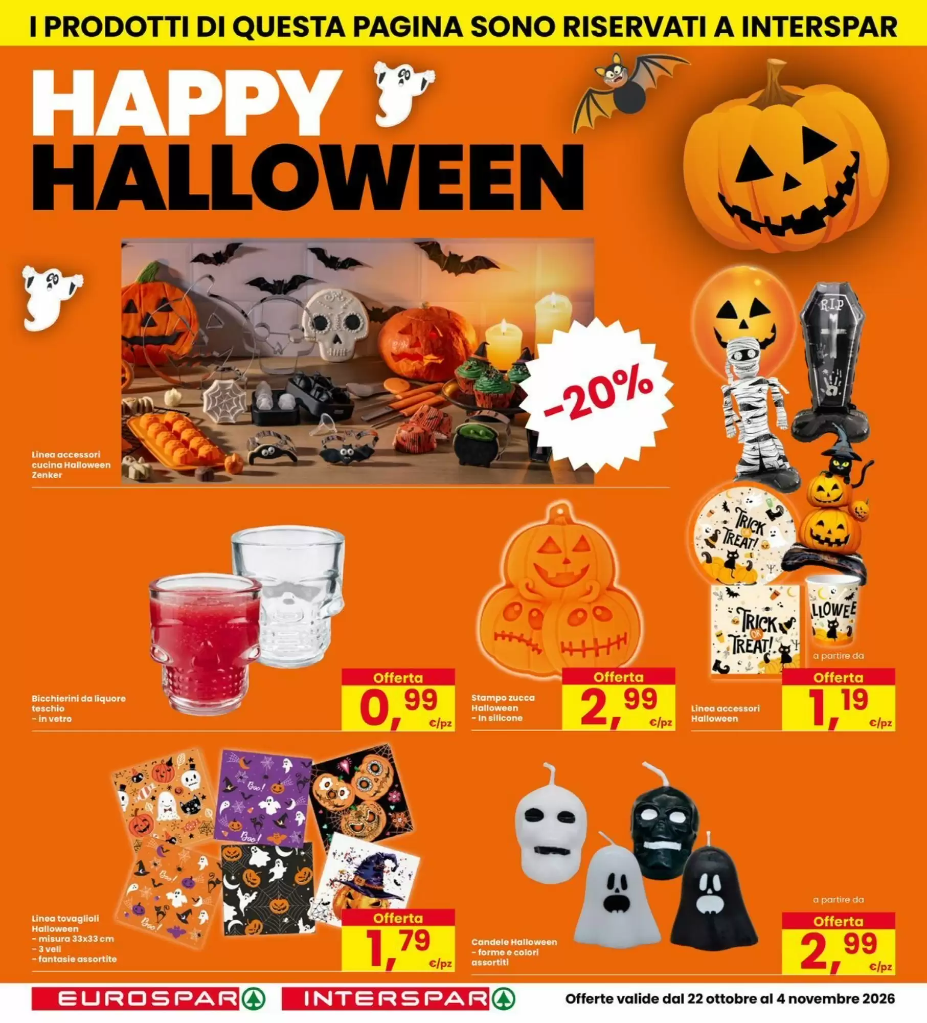 Eurospar Volantino Dal 22 Ottobre Al 4 Novembre 2026 Anteprima - Immagine 4 Dal 22 Ottobre Halloween