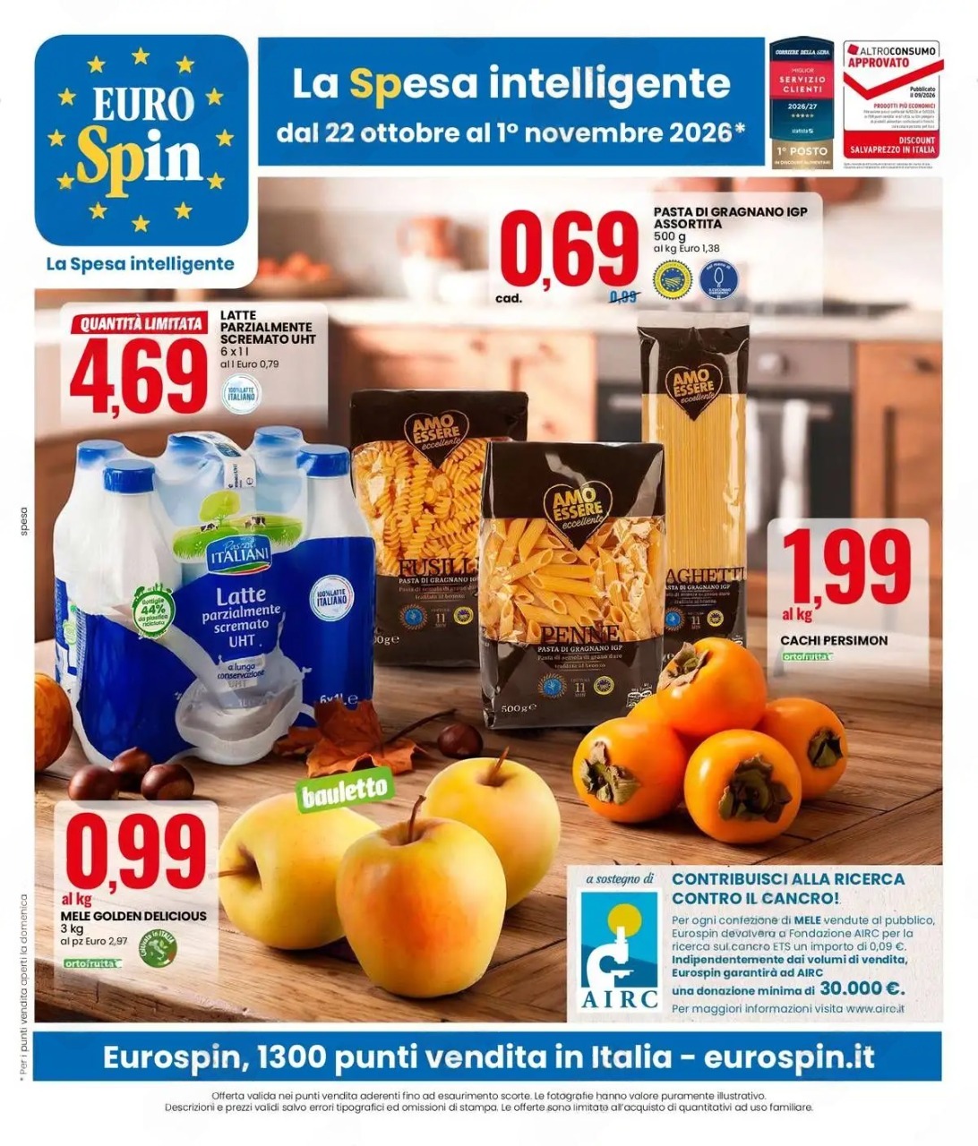 Volantino Eurospin Nuovo Dal 22 Ottobre Al 1 Novembre 2026 Anteprima - Immagine 1 Dal 22 Ottobre