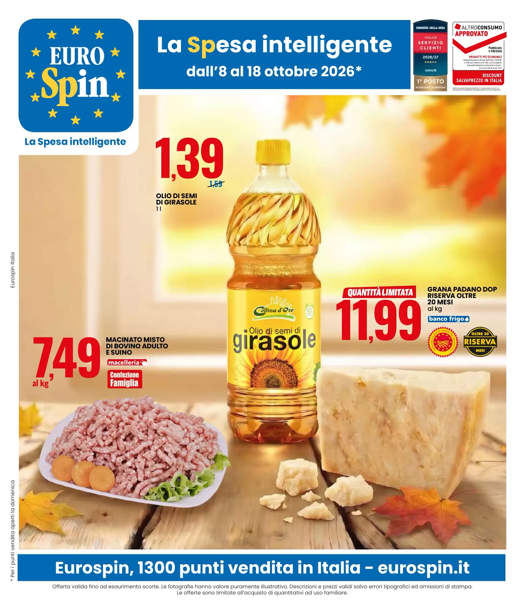 Volantino Eurospin Nuovo Dal 8 Ottobre Al 18 Ottobre 2026 2026 Anteprima - Immagine 1 Dal 8 Ottobre