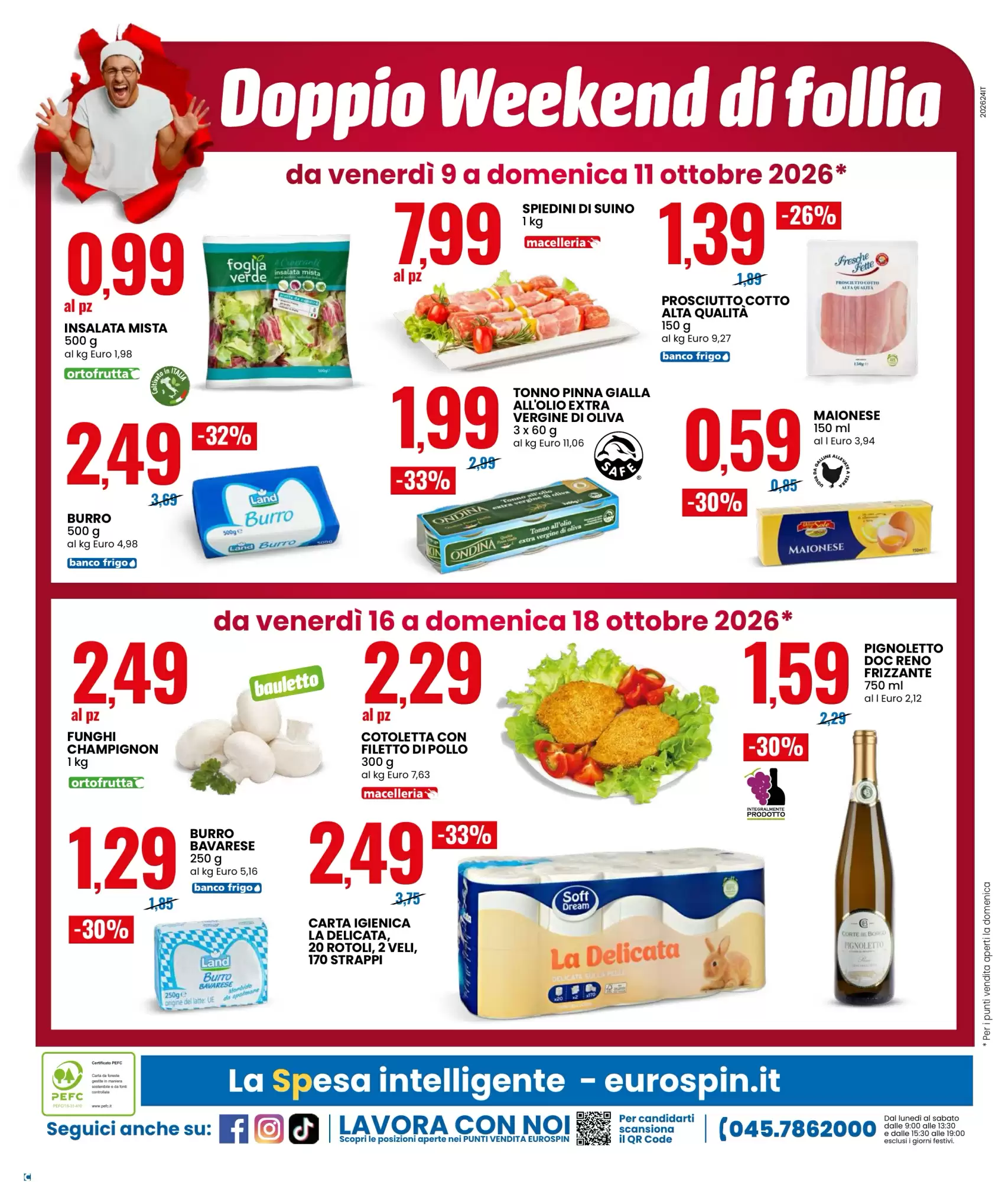 Dal 8 Ottobre