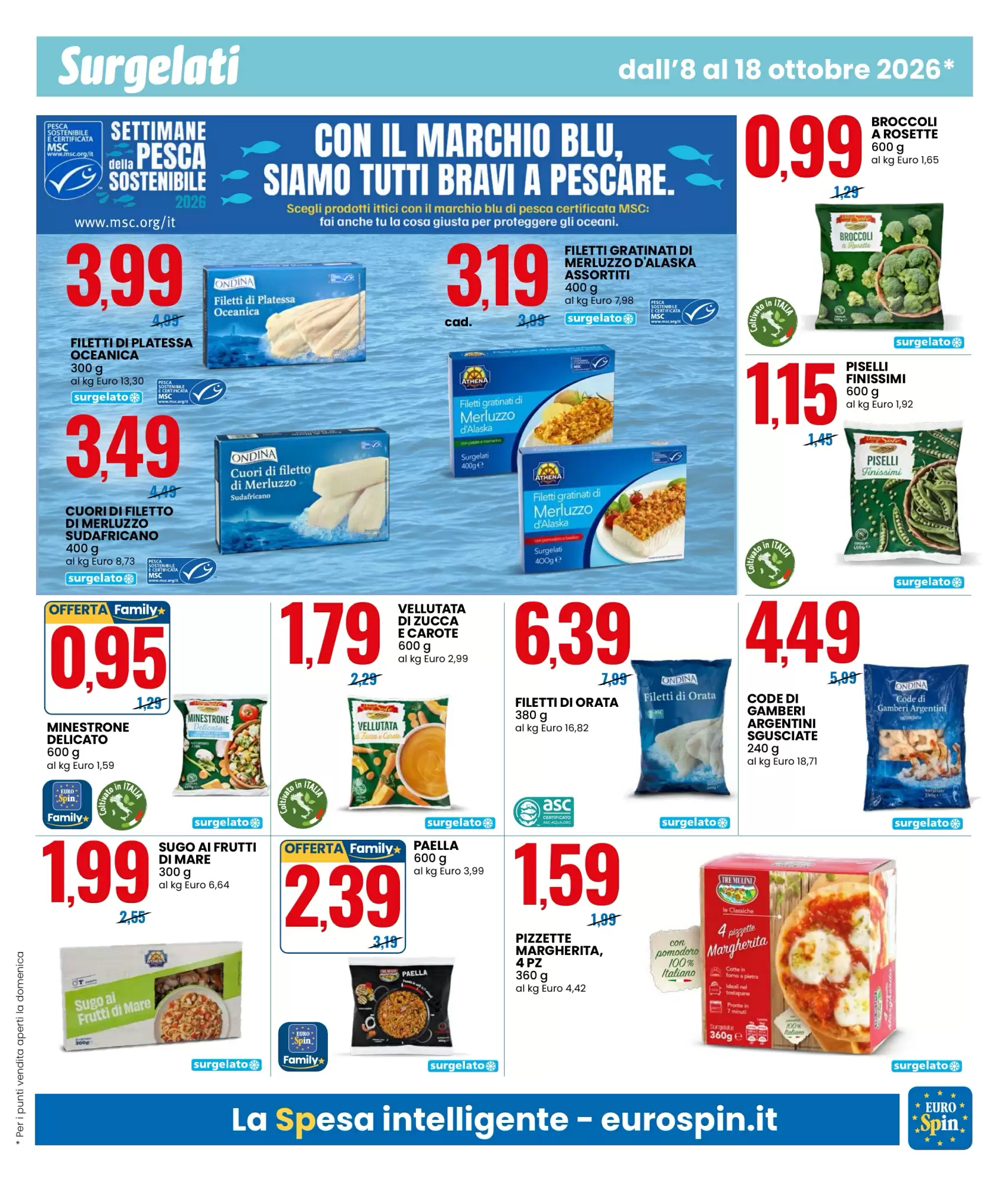 Volantino Eurospin Nuovo Dal 8 Ottobre Al 18 Ottobre 2026 2026 Anteprima - Immagine 1 Dal 8 Ottobre