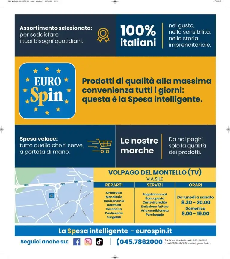 Volantino Eurospin Nuovo Dal 8 Ottobre Al 18 Ottobre 2026 2026 Anteprima - Immagine 2 Dal 8 Ottobre