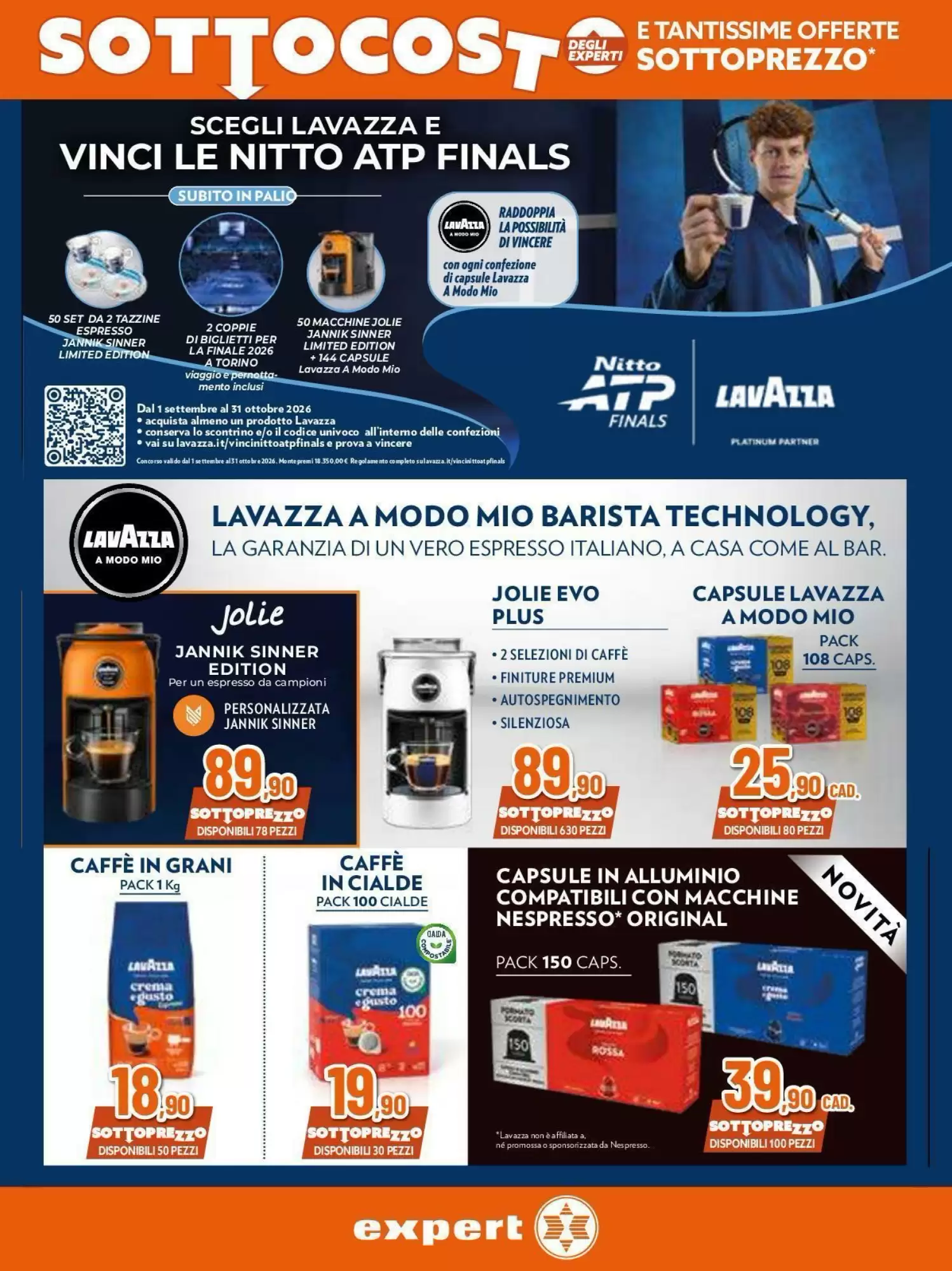 Dal 8 Ottobre