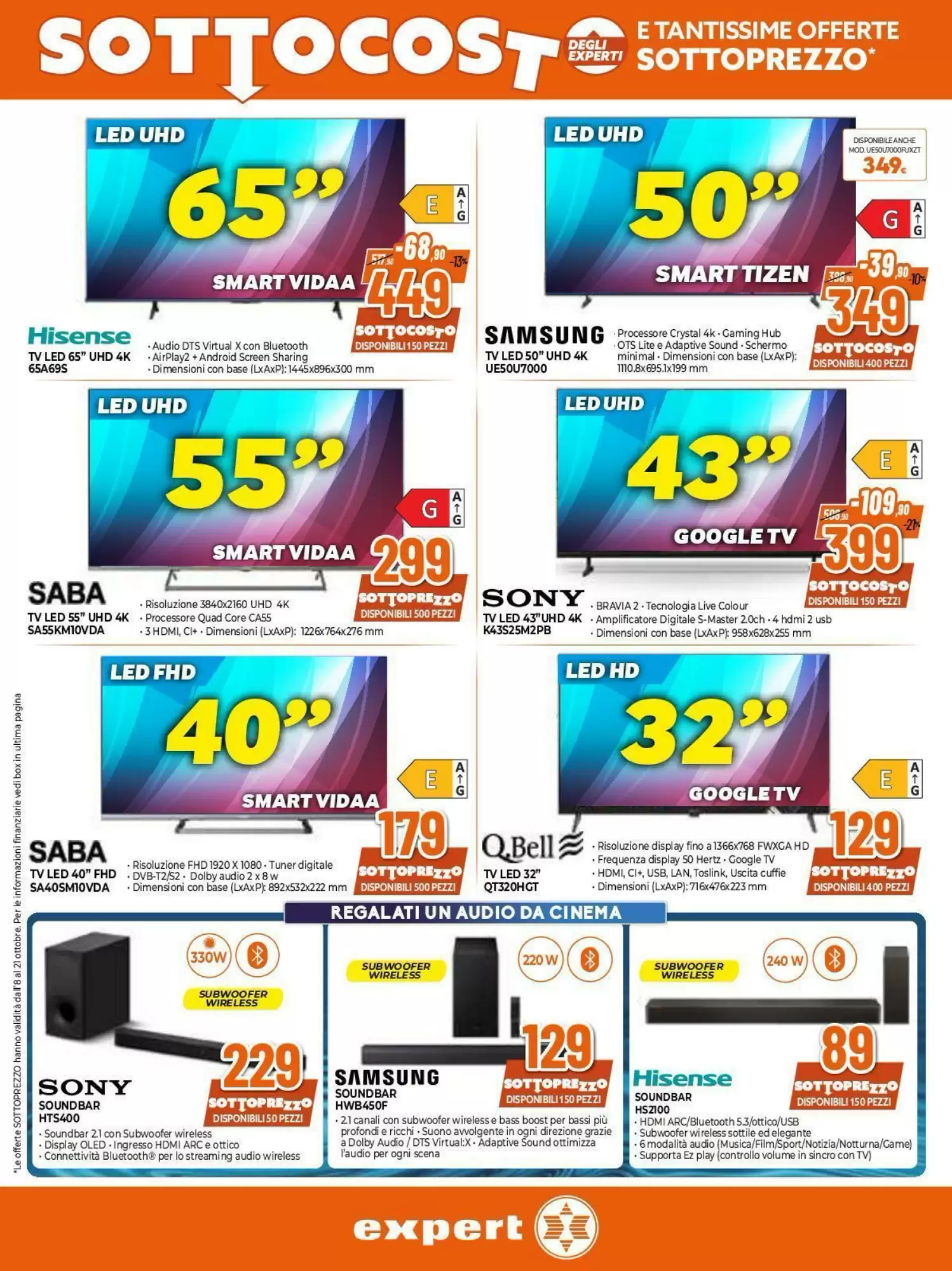 Volantino Expert Dal 8 Ottobre Al 17 Ottobre 2026 Anteprima - Immagine 1 Dal 8 Ottobre