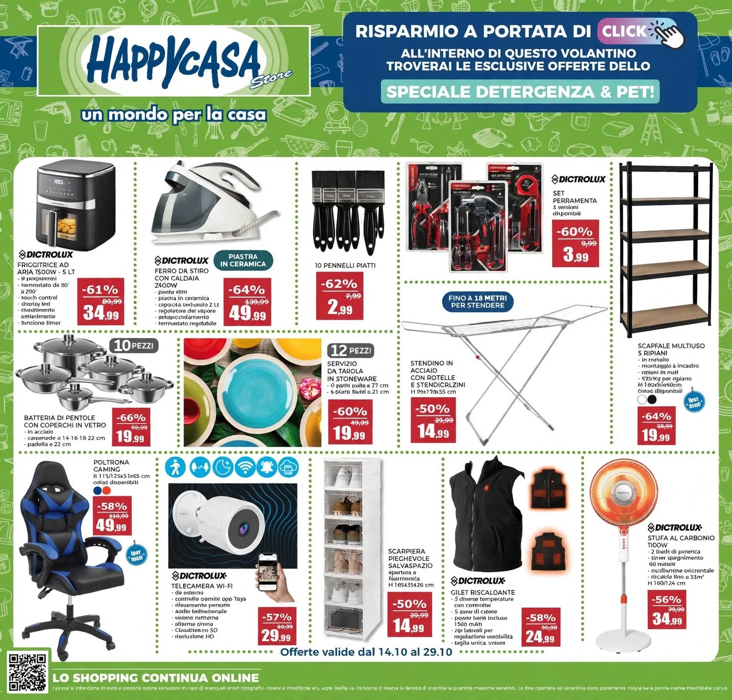 Volantino Happy Casa Dal 14 Ottobre Al 29 Ottobre 2026 Anteprima - Immagine 1 Dal 14 Ottobre Halloween