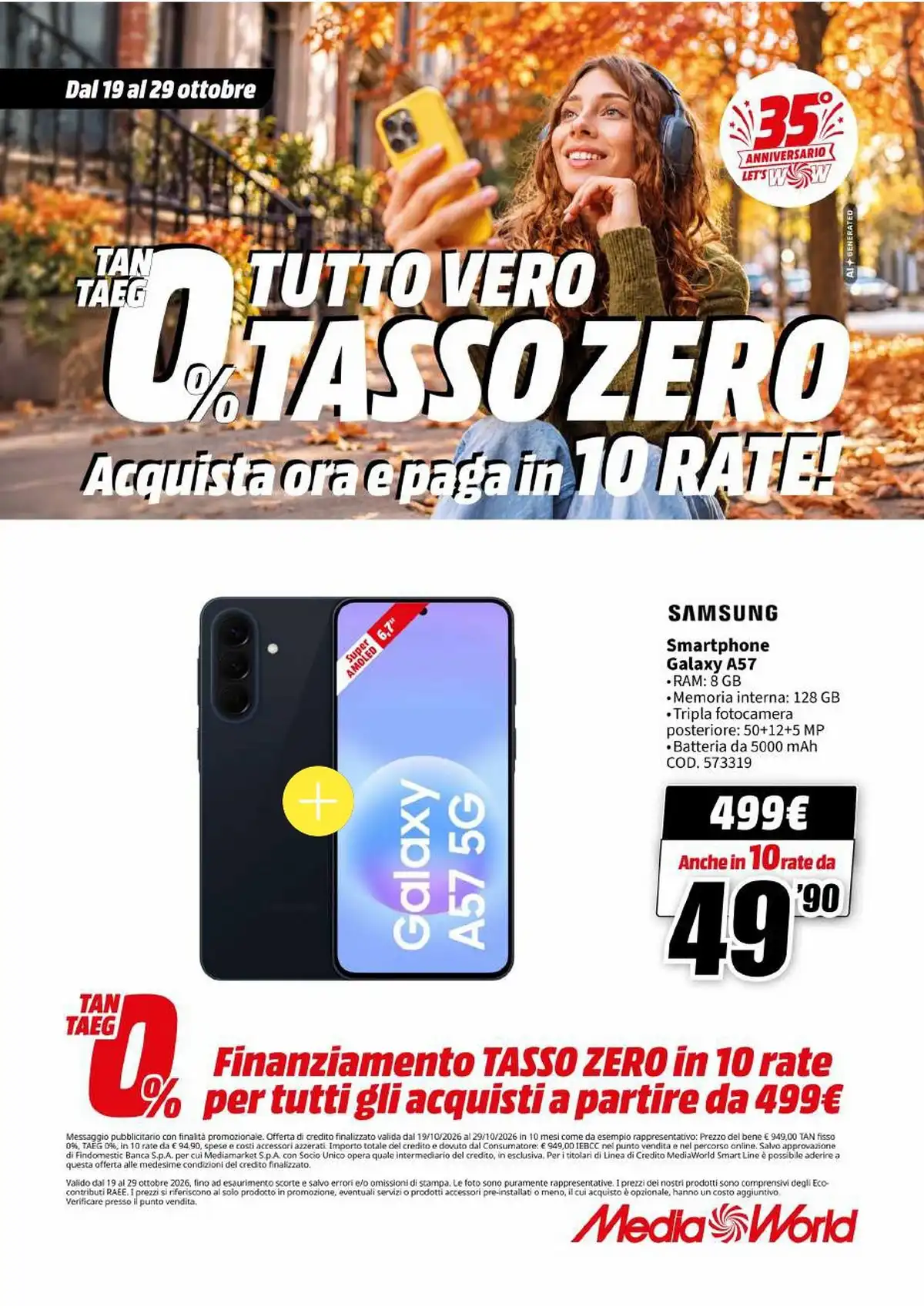 Volantino Mediaworld Dal 19 Ottobre Al 29 Ottobre 2026 Anteprima - Immagine 2 Dal 19 Ottobre