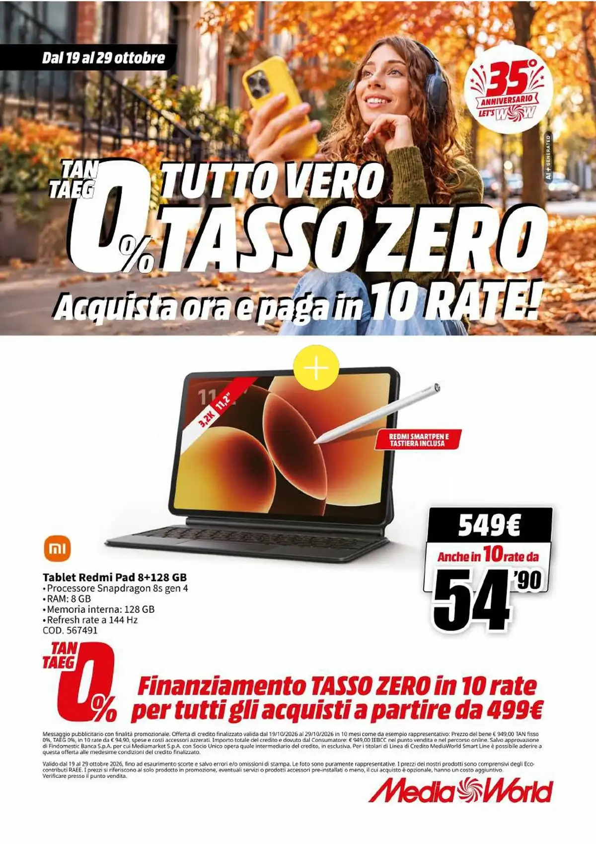 Volantino Mediaworld Dal 19 Ottobre Al 29 Ottobre 2026 Anteprima - Immagine 4 Dal 19 Ottobre