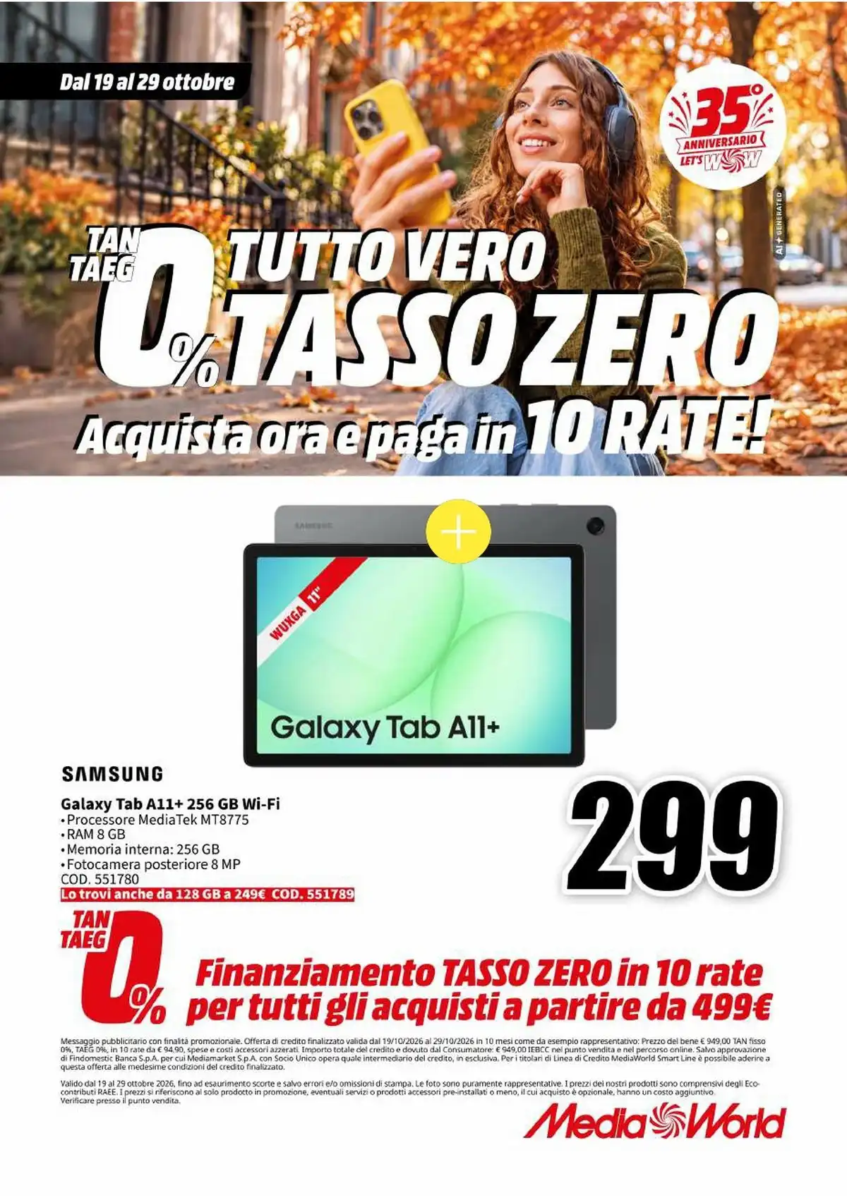 Volantino Mediaworld Dal 19 Ottobre Al 29 Ottobre 2026 Anteprima - Immagine 1 Dal 19 Ottobre