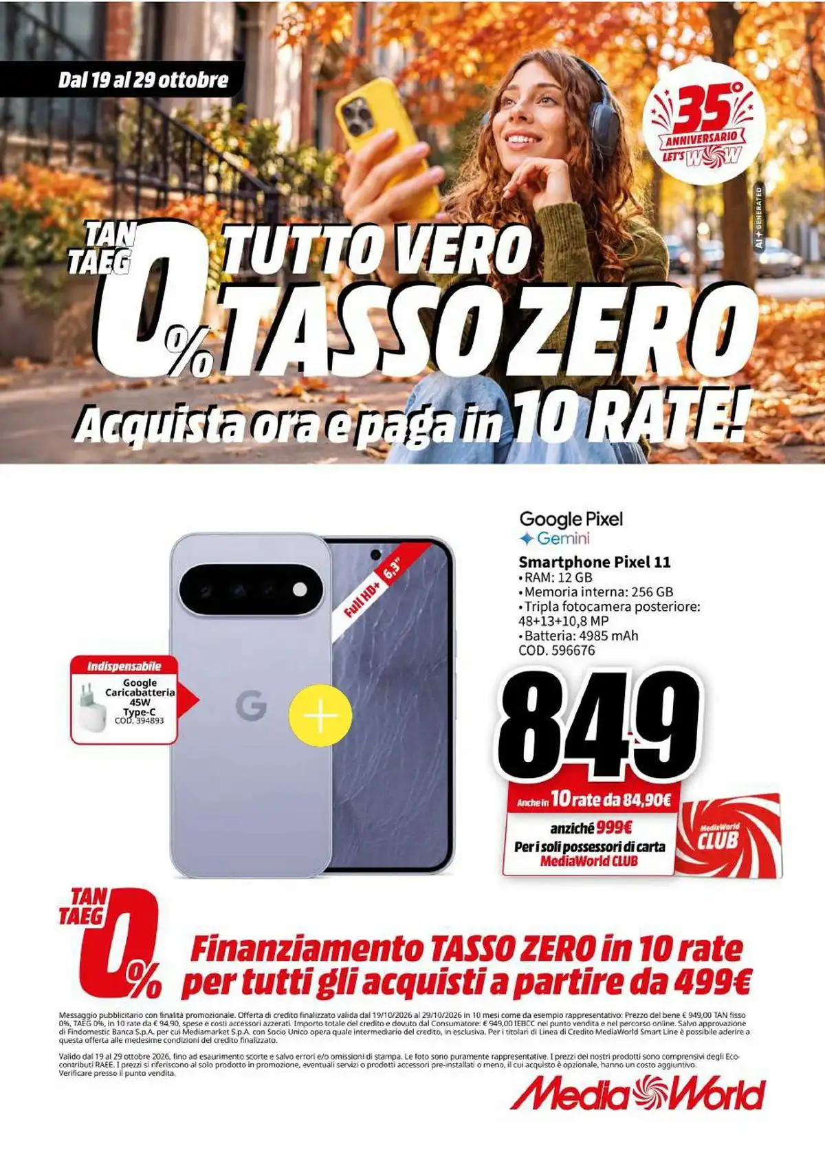 Volantino Mediaworld Dal 19 Ottobre Al 29 Ottobre 2026 Anteprima - Immagine 2 Dal 19 Ottobre