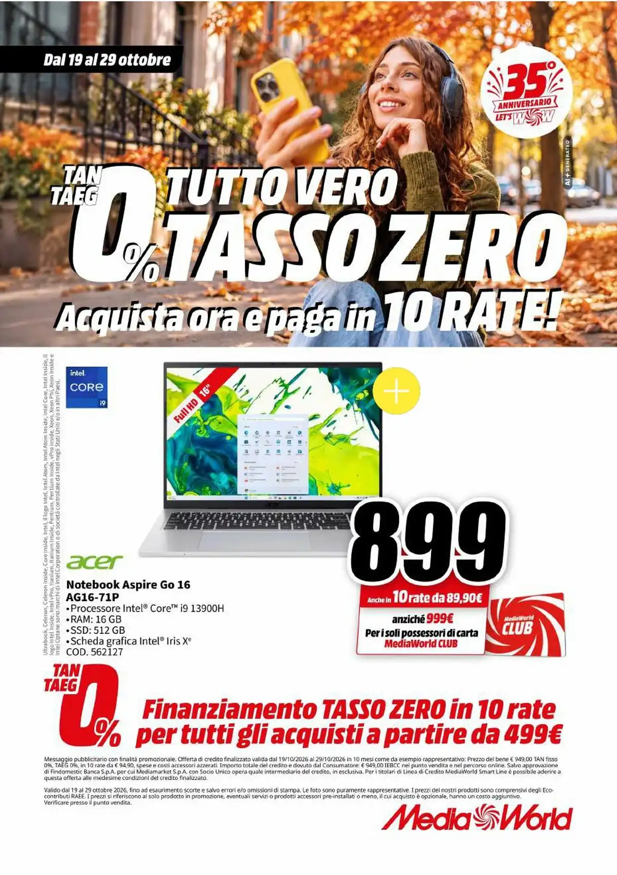 Volantino Mediaworld Black Friday 2026 - Immagine 2 Volantino Mediaworld Black Friday 2026 - Pagina