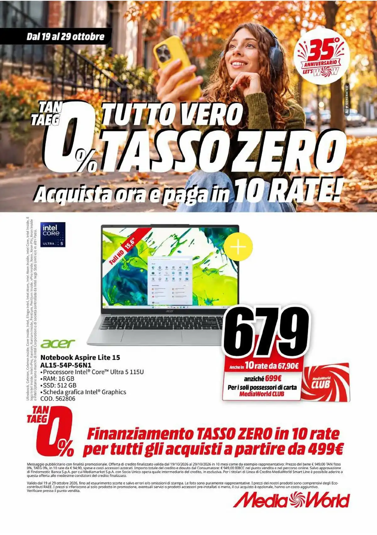Volantino Mediaworld Black Friday 2026 - Immagine 3 Volantino Mediaworld Black Friday 2026 - Pagina
