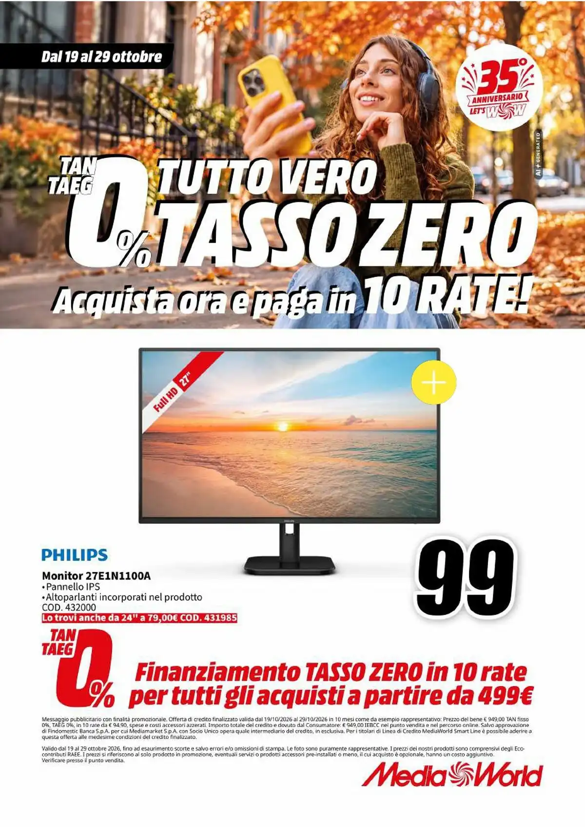 Volantino Mediaworld Natale 2026 - Immagine 1 Volantino Mediaworld Natale 2026 - Pagina