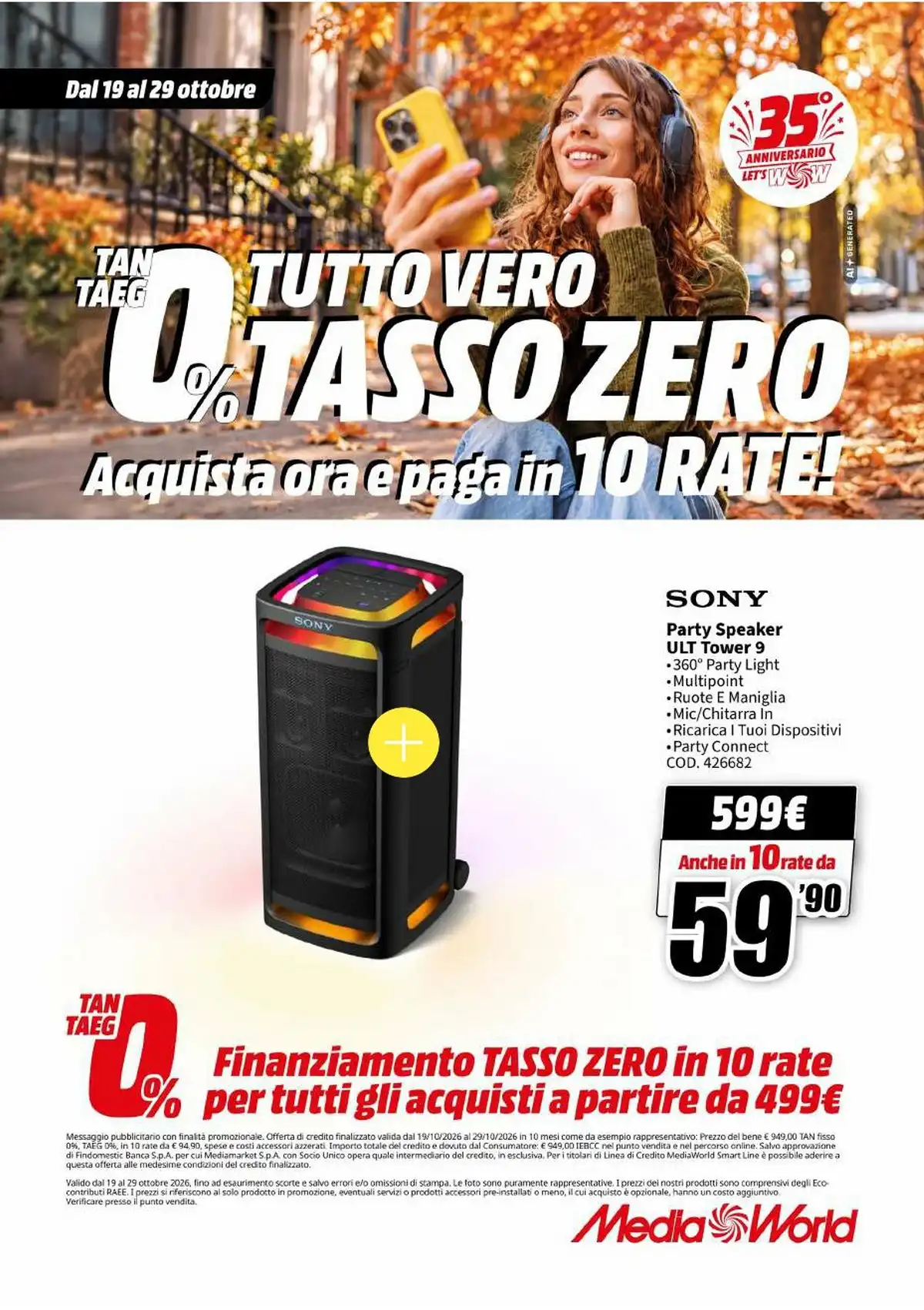 Volantino Mediaworld Natale 2026 - Immagine 1 Volantino Mediaworld Natale 2026 - Pagina