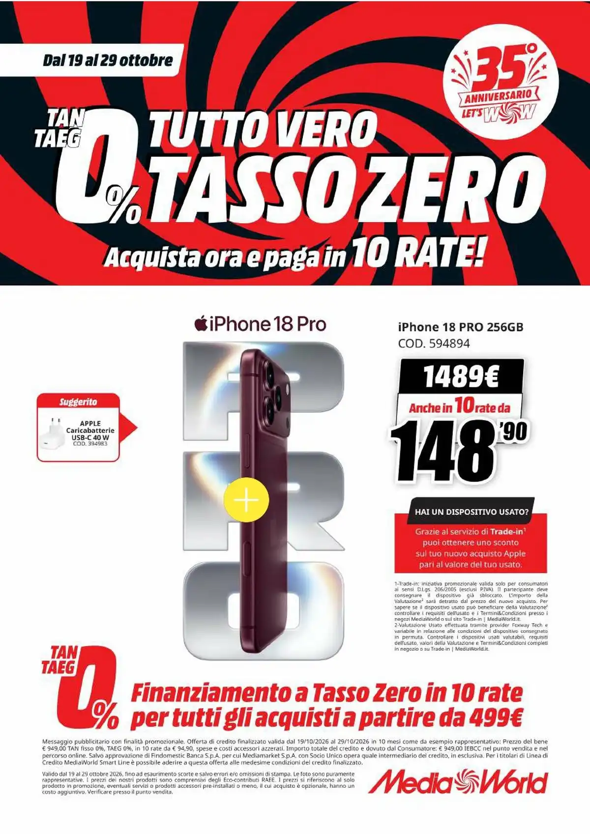 Volantino Mediaworld Natale 2026 - Immagine 1 Volantino Mediaworld Natale 2026 - Pagina