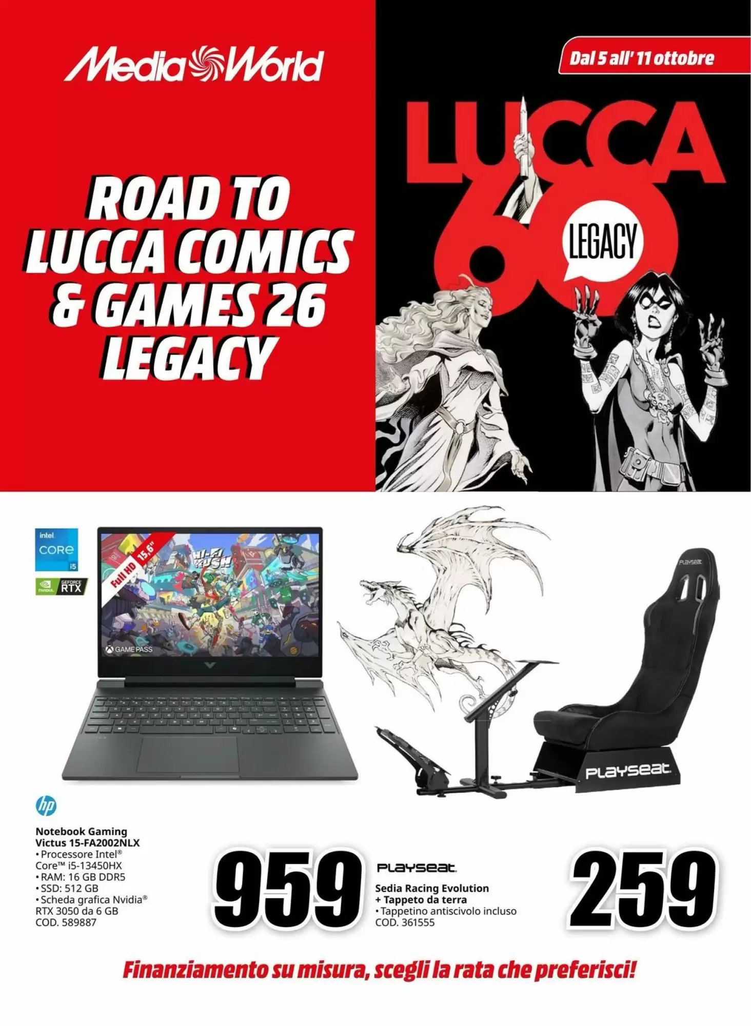 Volantino Mediaworld Dal 5 Ottobre Al 11 Ottobre 2026 Anteprima - Immagine 1 Dal 5 Ottobre