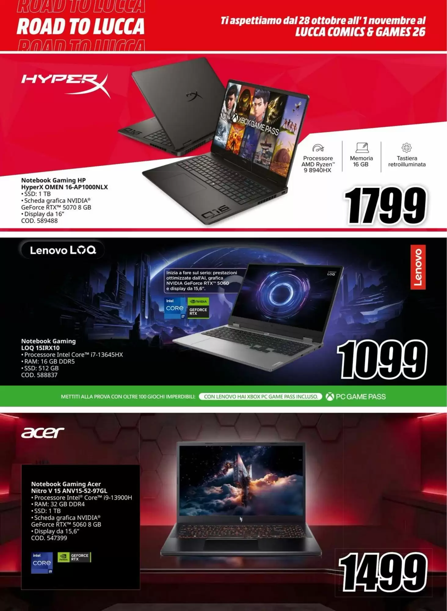 Volantino Mediaworld Dal 5 Ottobre Al 11 Ottobre 2026 Anteprima - Immagine 2 Dal 5 Ottobre