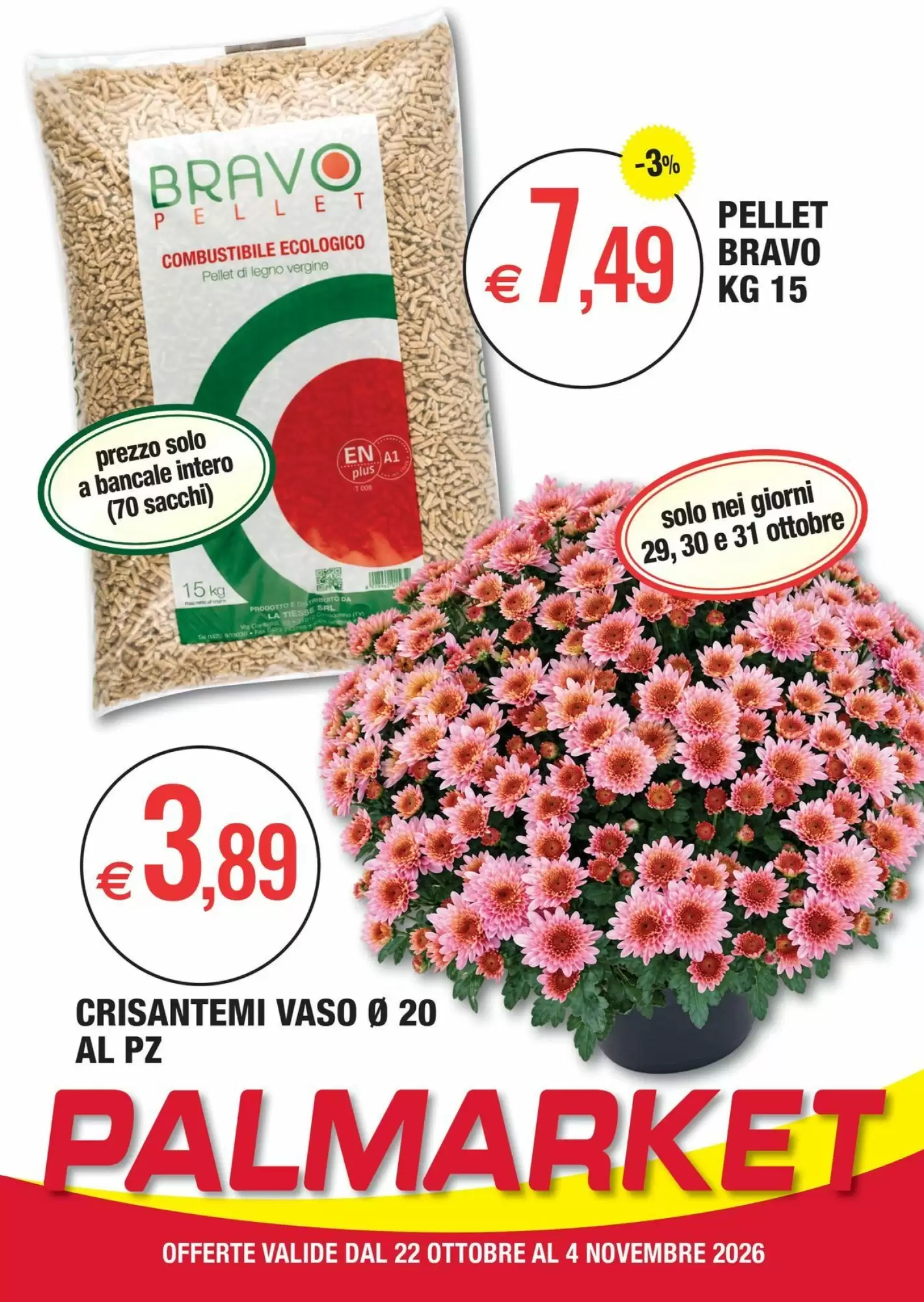 Volantino Palmarket Nuovo Dal 22 Ottobre Al 4 Novembre 2026 Anteprima - Immagine 1 Dal 22 Ottobre Halloween
