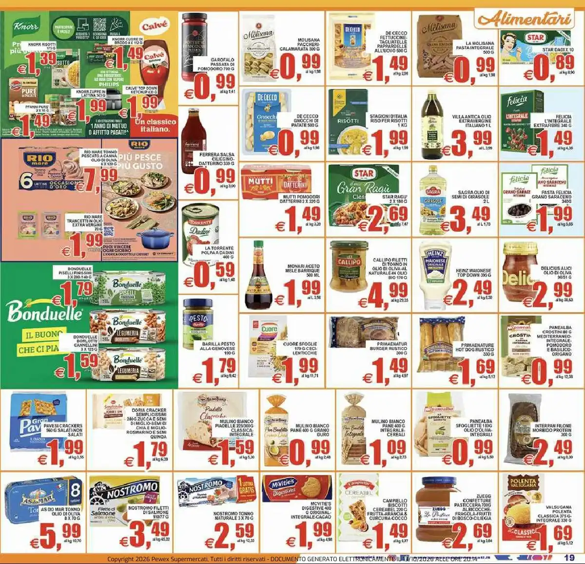 Volantino Pewex Dal 23 Ottobre Al 31 Ottobre 2026 Anteprima - Immagine 1 Pewex