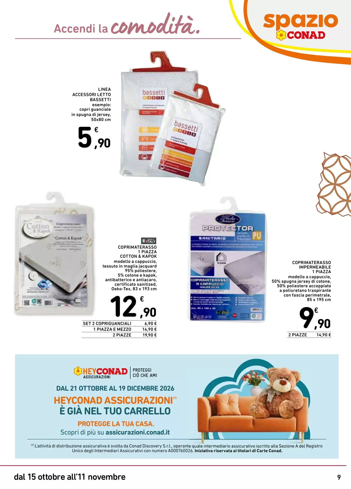Dal 15 Ottobre - 11 Novembre