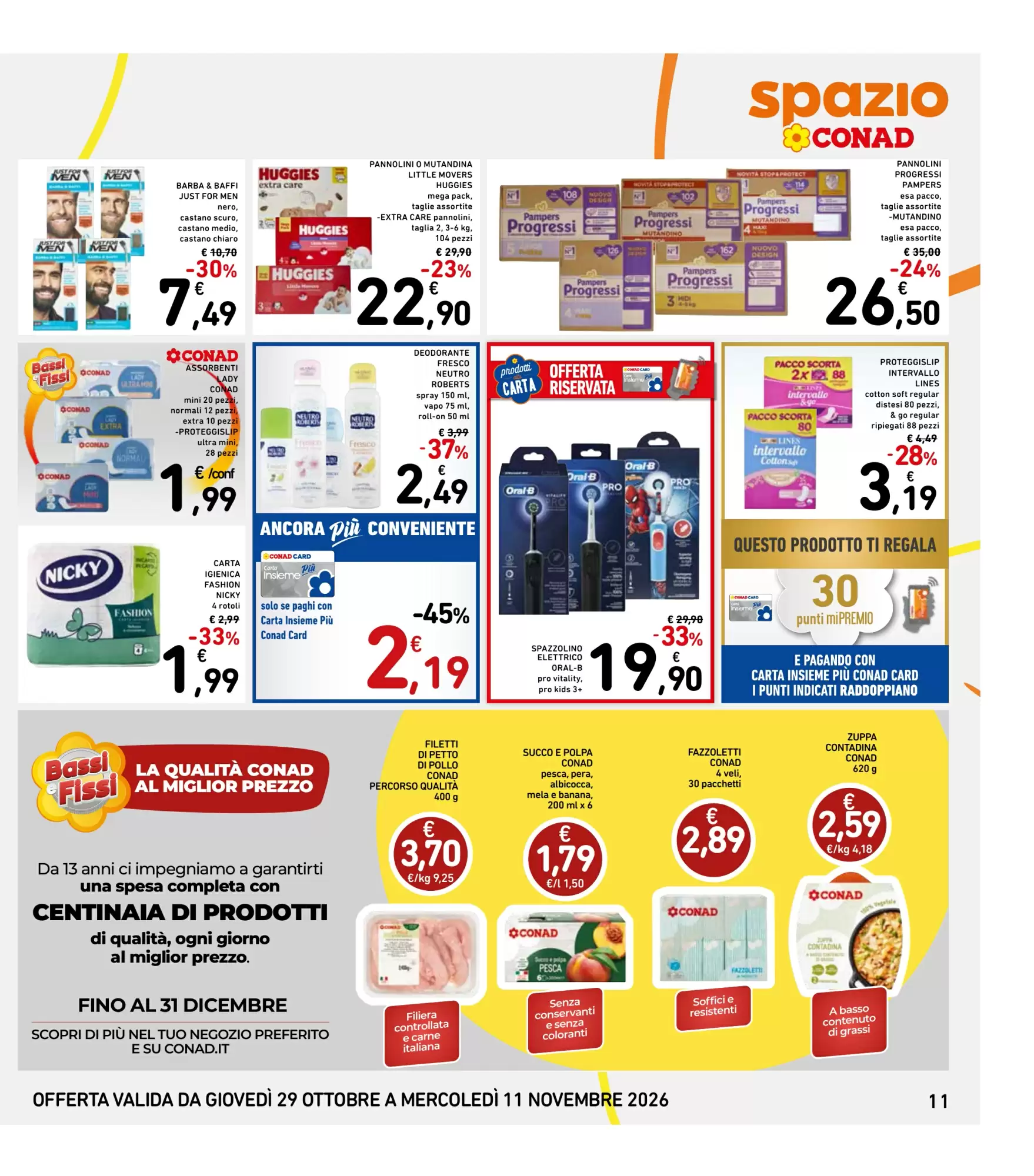 Volantino Spazio Conad Dal 29 Ottobre Al 11 Novembre 2026 Anteprima - Immagine 1 Dal 29 Ottobre
