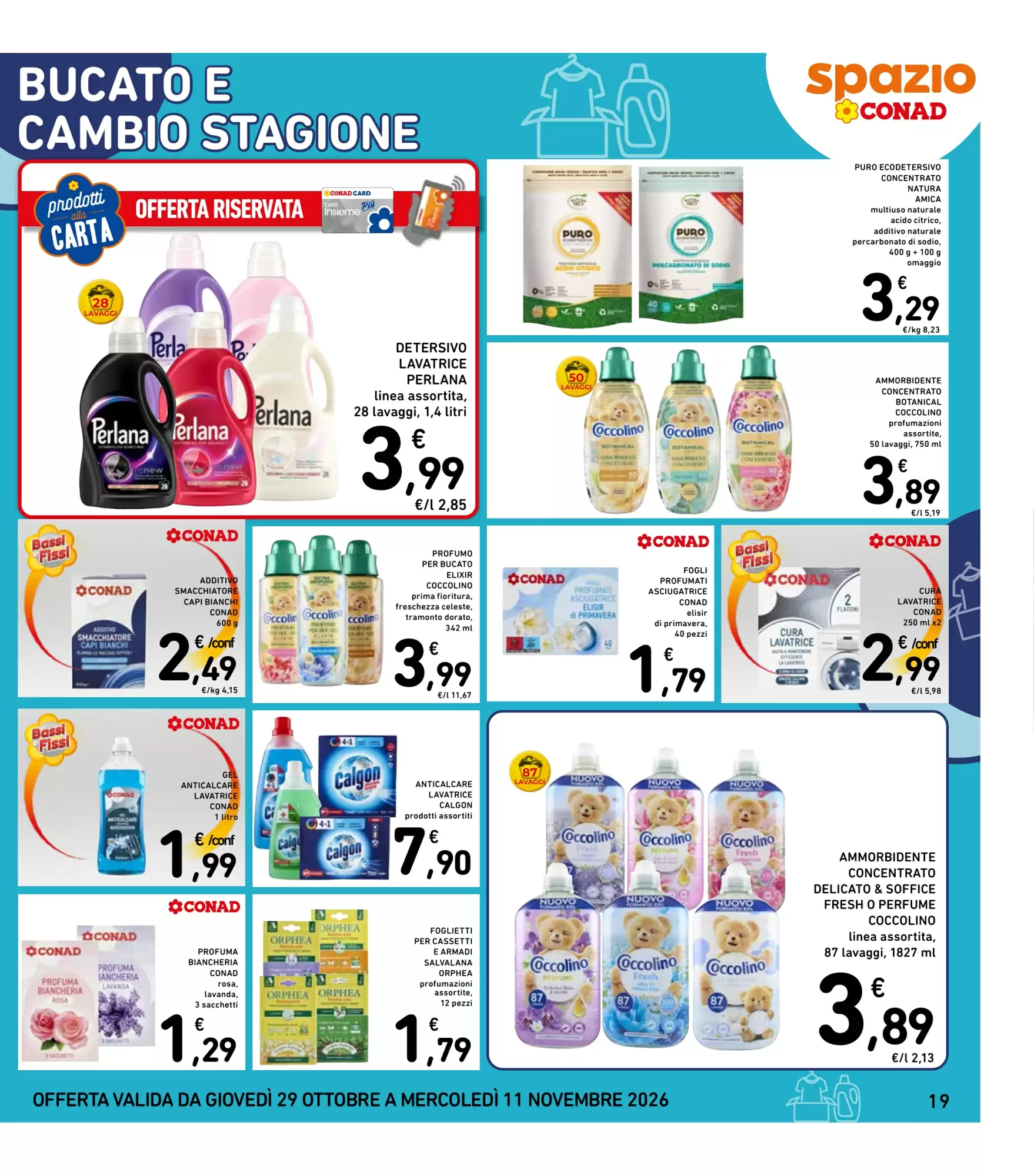 Volantino Spazio Conad Dal 29 Ottobre Al 11 Novembre 2026 Anteprima - Immagine 1 Dal 29 Ottobre