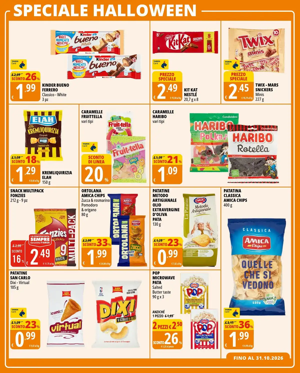 Dal 13 Ottobre